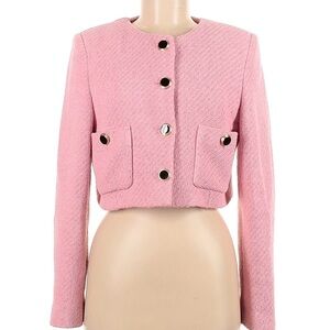 Mango tweed Pink Women's Blazer